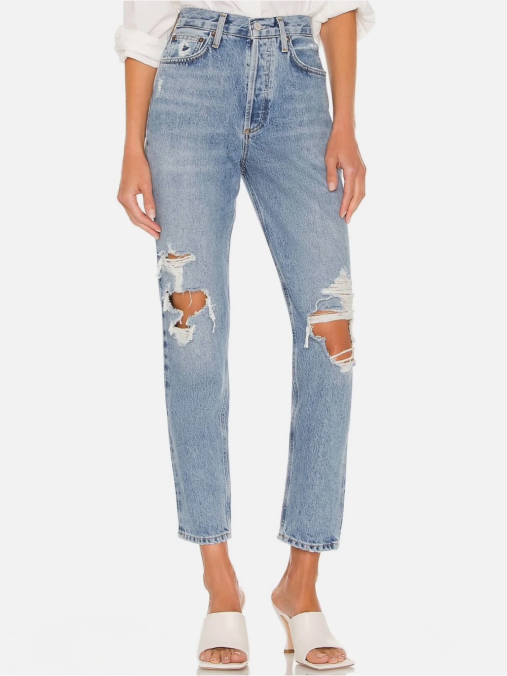 NWT • AGOLDE Fen High Rise Straight Leg Jeans - Picture 3 of 11